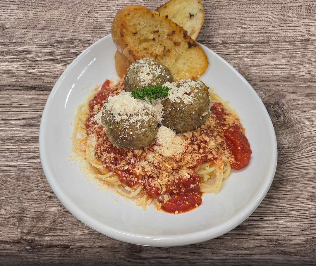 Spaghetti and meatballs